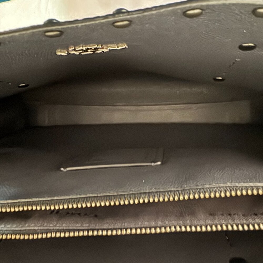 Coach Charlie Carryall with Crystal Rivets Excellent Condition - Picture 10 of 15